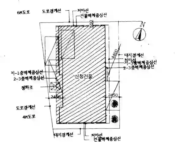 한울현대빌리지 배치도 이미지